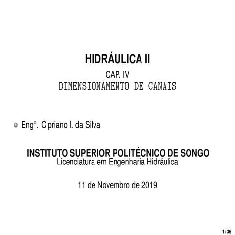 Aulas - Hidraulica II - ISPS ao 2019.pdf