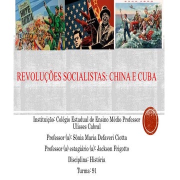 Aulas 3 e 4- Revoluções Socialistas China e Cuba.pptx