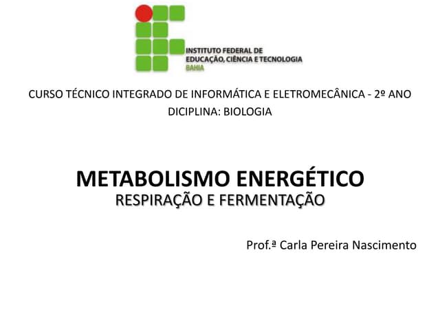 Metabolismo energético