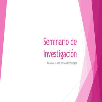 Aula seminario de investigación  I