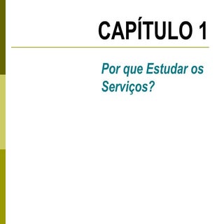 Aulas Marketing de Serviços