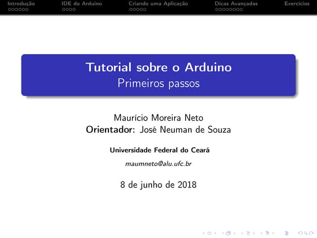 Aula sobre arduino