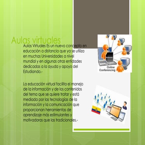 Aula virtual presentación | PPTX