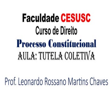 aula tutela coletiva centro de ensino Cesusc.pptx