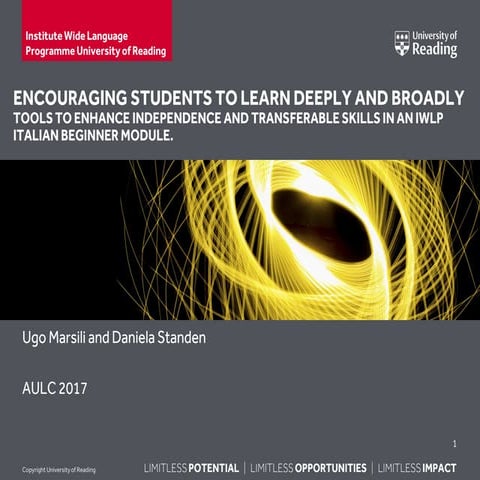Encouraging Students to Learn Deeply and Broadly