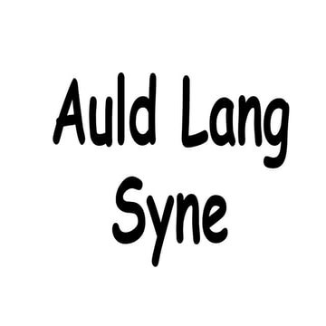 Auld Lang Syne Thai vocabulary and lyrics