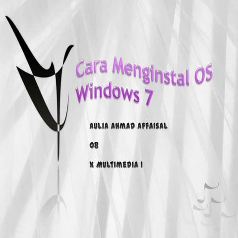 TUTORIAL INSTAL OS WIN 7 LENGKAP