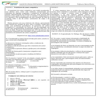 Aulão de língua portuguesa ensino m...