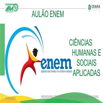 AULÃO ENEM 2022.- humanas paras o enem - aulão