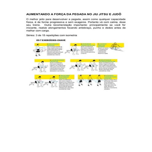 Aumentando a força da pegada no Jiu Jitsu e Judô