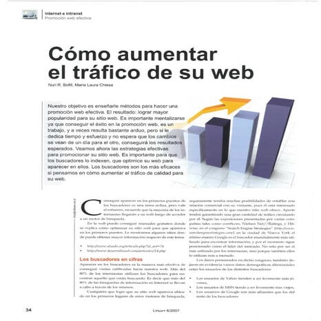 Cómo aumentar el tráfico en su web