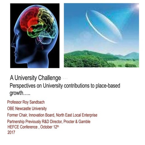 A university challenge: Perspectives on university contributions to place-bas...