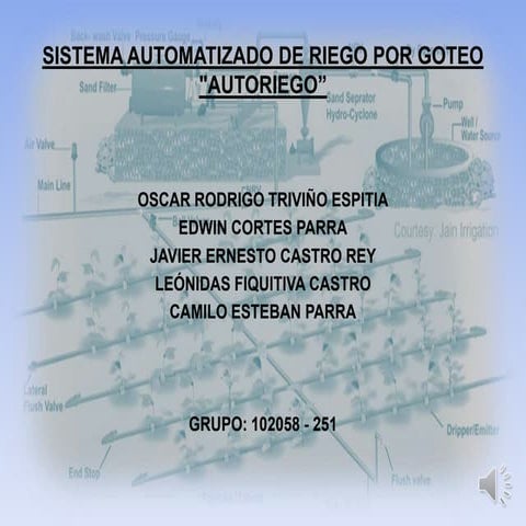 Auto riego grupo 251