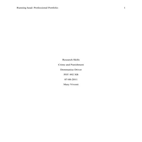 Au Psy492 W6 A3 Ssal Driver D