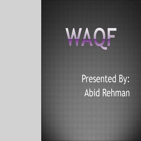Waqf
