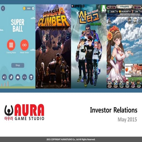 Aura gamestudio introduction and IR