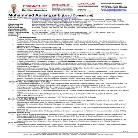 Aurangzaib resume26nov2015