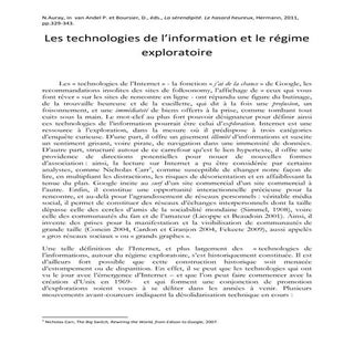 Auray serendipité et exploration - ...