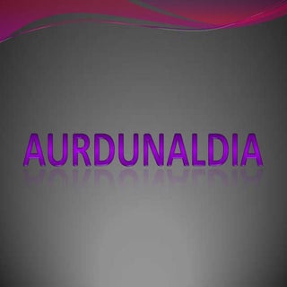 Aurdunaldia Aritz