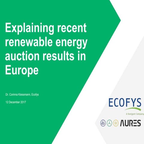 Explaining recent renewable energy auction outcomes in Europe 