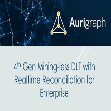Aurigraph Distributed Ledger Technology