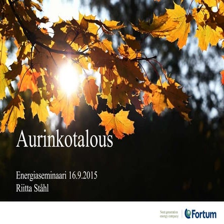 Aurinkotalous