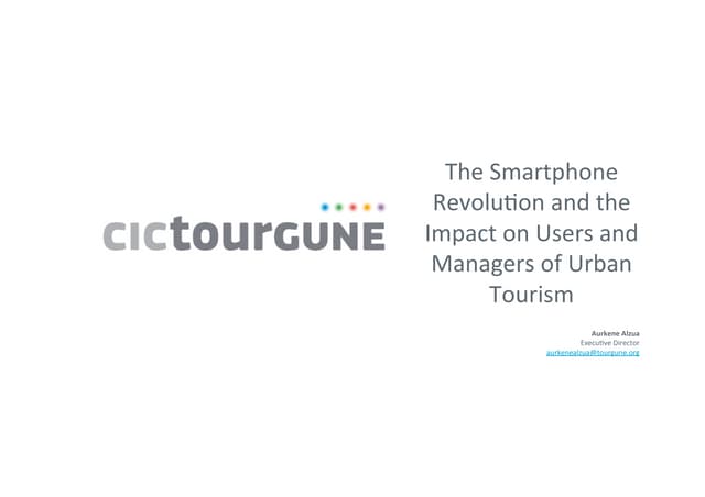 Aurkene Alzua Sorzabal - The Smartphone Revolution