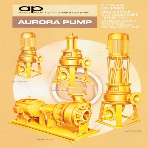 Series 410 - Horizontal Single Stage Split Case Pumps | PDF