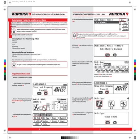 Manuale Hitec Aurora 9 italiano (3/6)