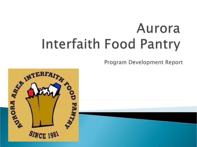 Creative Organizing for Aurora Interfaith