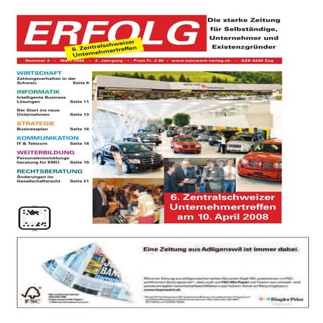 Erfolg Ausgabe 03/2008 vom 28. März 2008  
