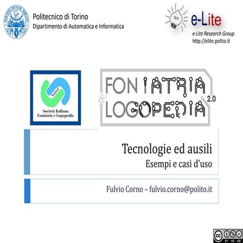 Tecnologie ed ausili - Esempi e casi d’uso