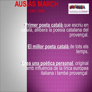 Ausiàs March (1397 1459)