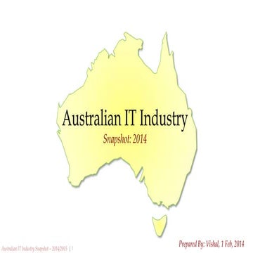 Australian IT Industry Snapshot  2014