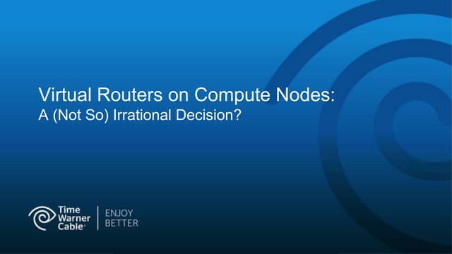 OpenStack: Virtual Routers On Compute Nodes