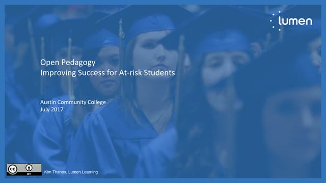 Austin Community College Open Pedagogy Workshop
