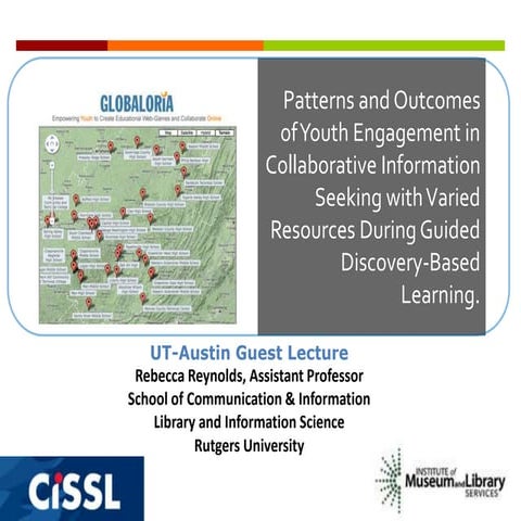 UT-Austin Guest Lecture, ""Patterns and Outcomes of Youth Engagement in Colla...