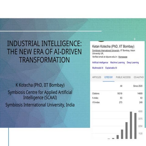 Research directions in the new frontiers of artificial intelligence and ...