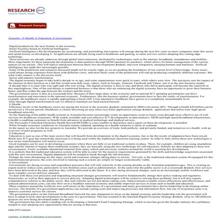 Australia   e-health, e-education, e-government