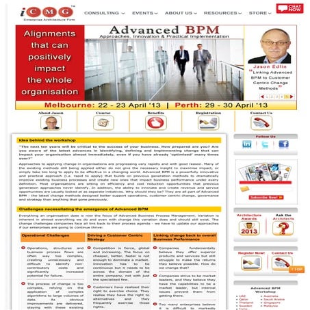 Australia Advanced BPM Workshop