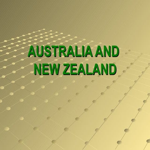 Australia and New Zealand