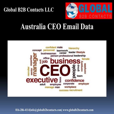 Australia ceo email data