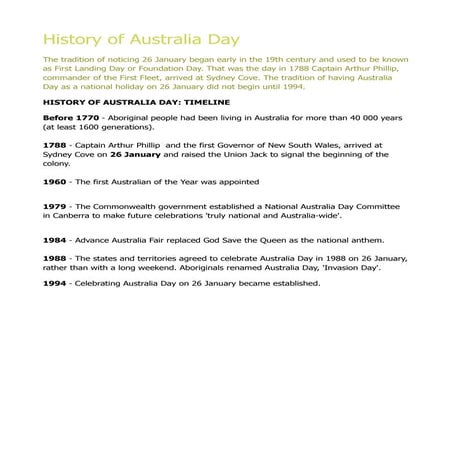 Australia Day