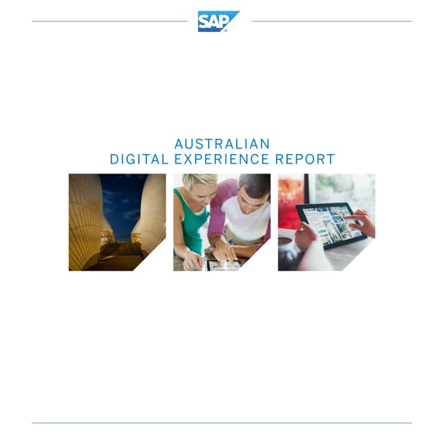 Australian Digital Experience Report
