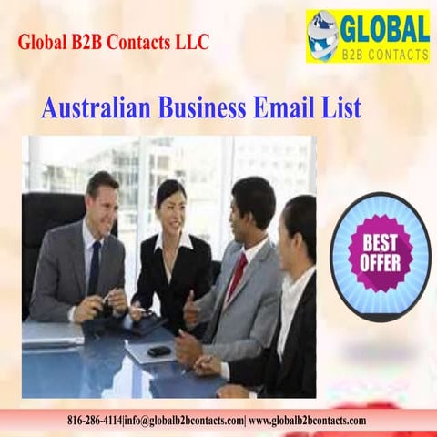 B2B Lists | Business Emails & Contacts| Business Databases | PPTX