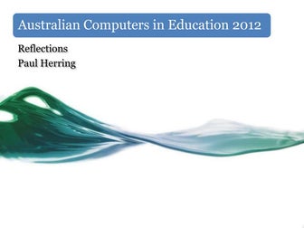 Australian computers in education 2012   splc overview