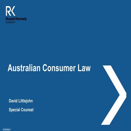 Australian Consumer Law