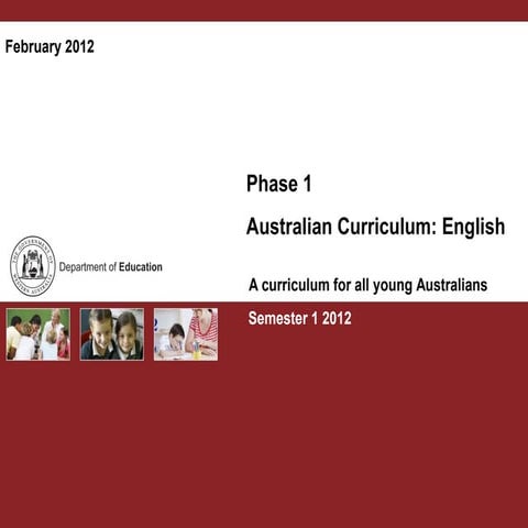 Australian curriculum english presentation   feb 2012 final version