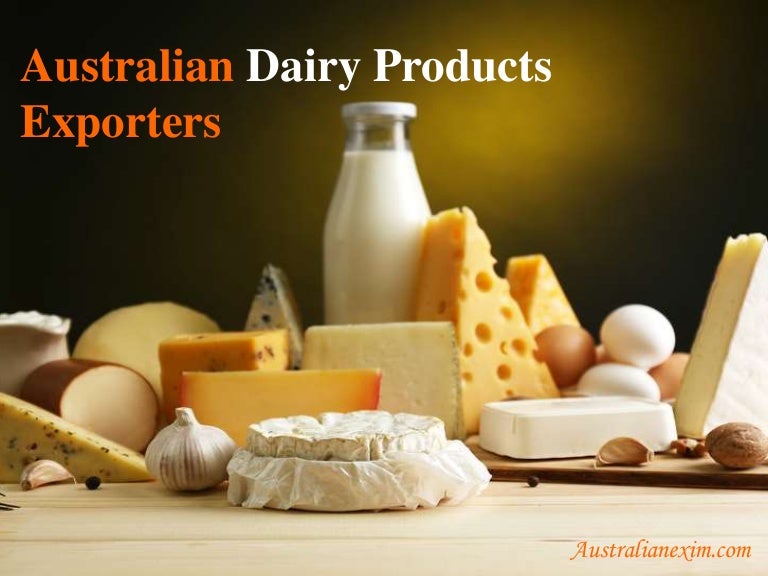 Australian Dairy Products Exporters