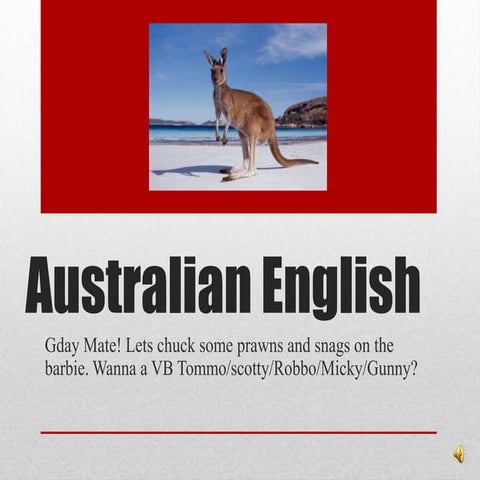 Australian english